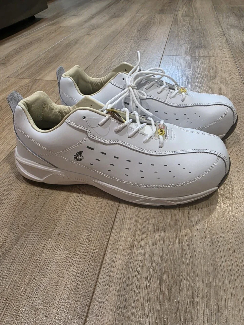 Nautilus N4041W Men's White ESD Slip Resistant Safety Work Shoes Wide Size 13W